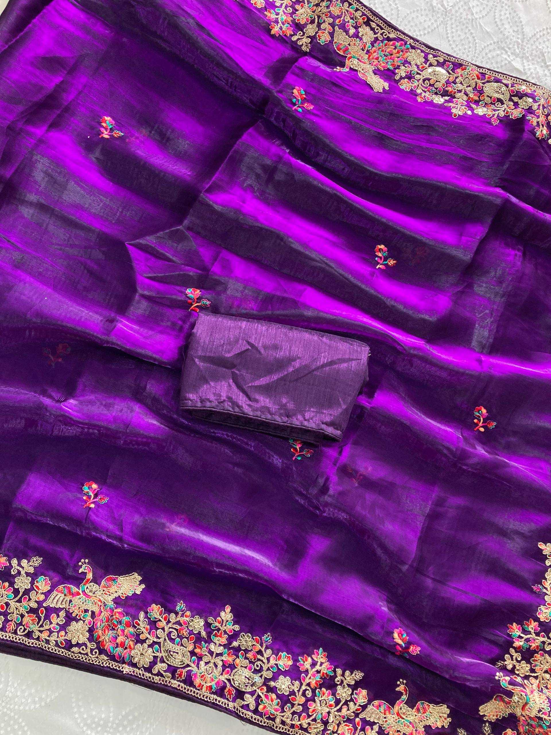 Jimmy Choo  Embroidered Butta Saree